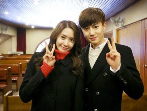 Yoona and Suho's picture together