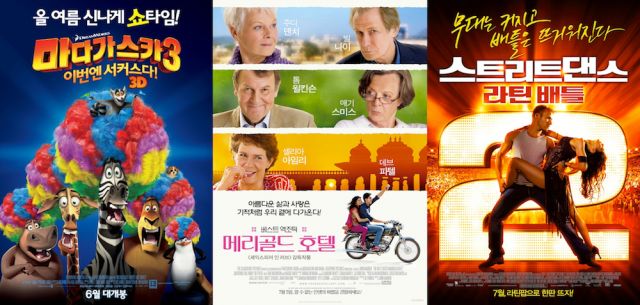 Korean Weekend Box Office 2012.07.13 ~ 2012.07.15