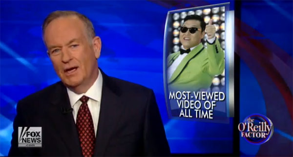 Political commentator Bill O&rsquo;Reilly insults Psy&rsquo;s &ldquo;Gangnam Style&rdquo;