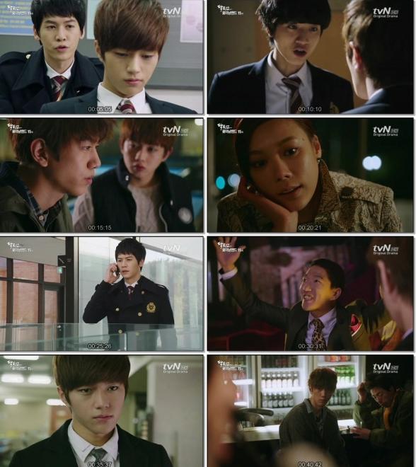 episode 15 captures for the Korean drama 'Shut Up: Flower Boy Band'